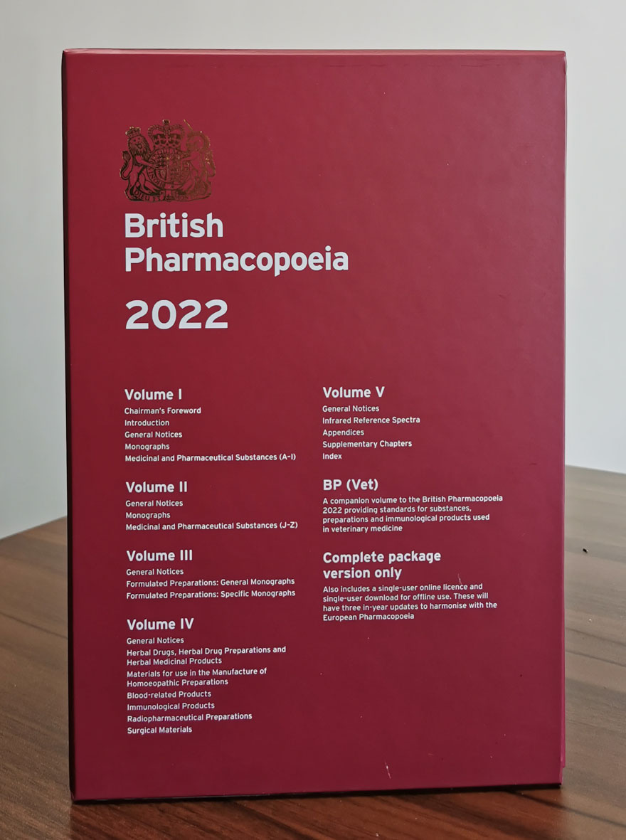 英国药典2022